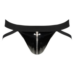 Black Level Men Jockstrap VINYL STRAP Noir